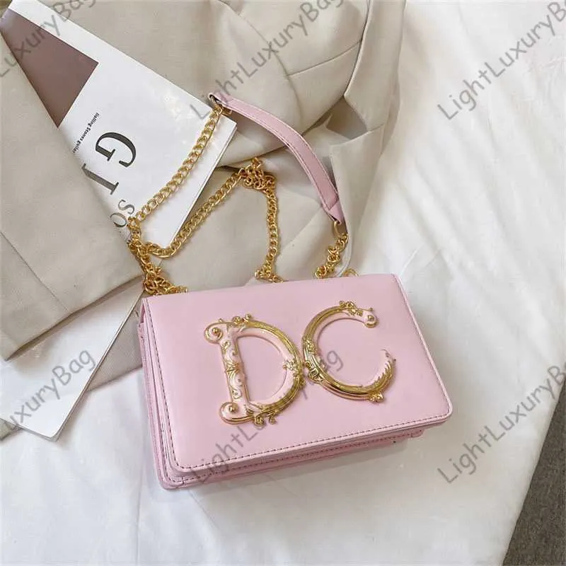 Barbie Pink Bags Designer Grils Smooth Leather Crossbody Bag Fashion Luxury Napa Grils Shoulder Bag Crocodile Print Leather Classic Chain Handbag 24031430