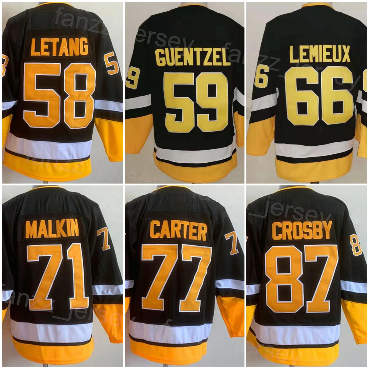 Kris Letang Malkin 2016 All Star Jersey 2023 Winter Classic Hockey