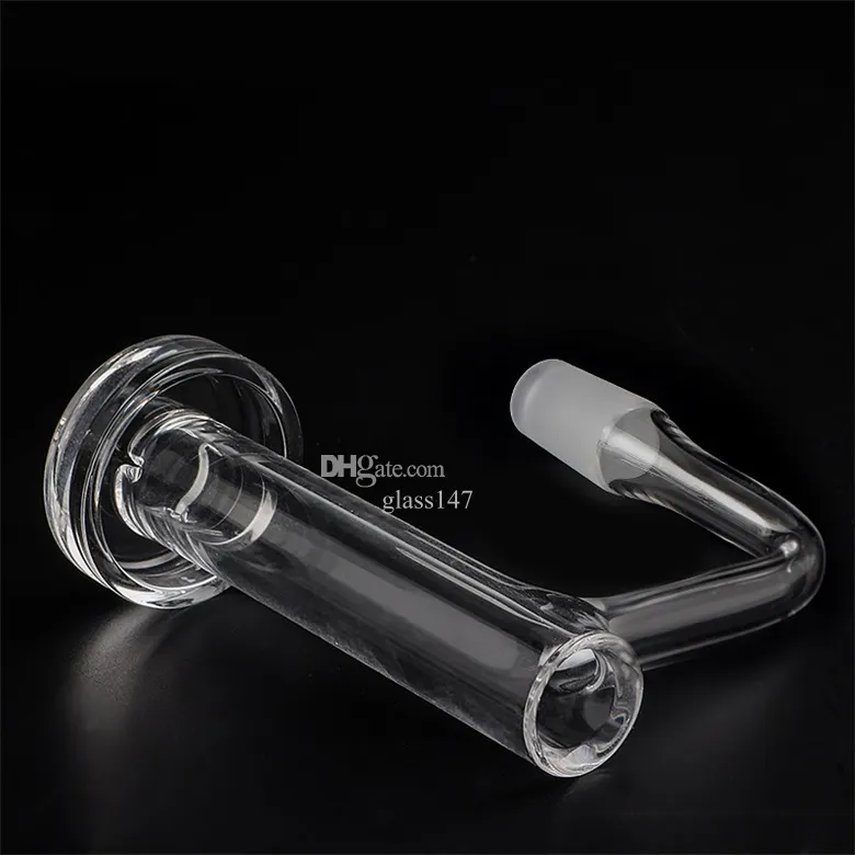 Volledige lascontroletoren Quartz Banger Roken Afgeschuinde rand 16 mmOD Rookspijkers met 20 mmOD Diamond Carb Cap Stevig geëtste Terp-pijlers voor glazen waterpijp Dab Rig-pijpen