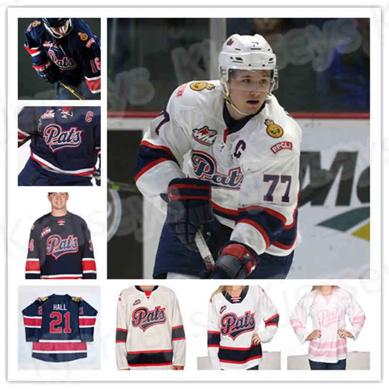 Pats Custom Regina Hockey Jersey Connor Bedard Carter Massier Zack