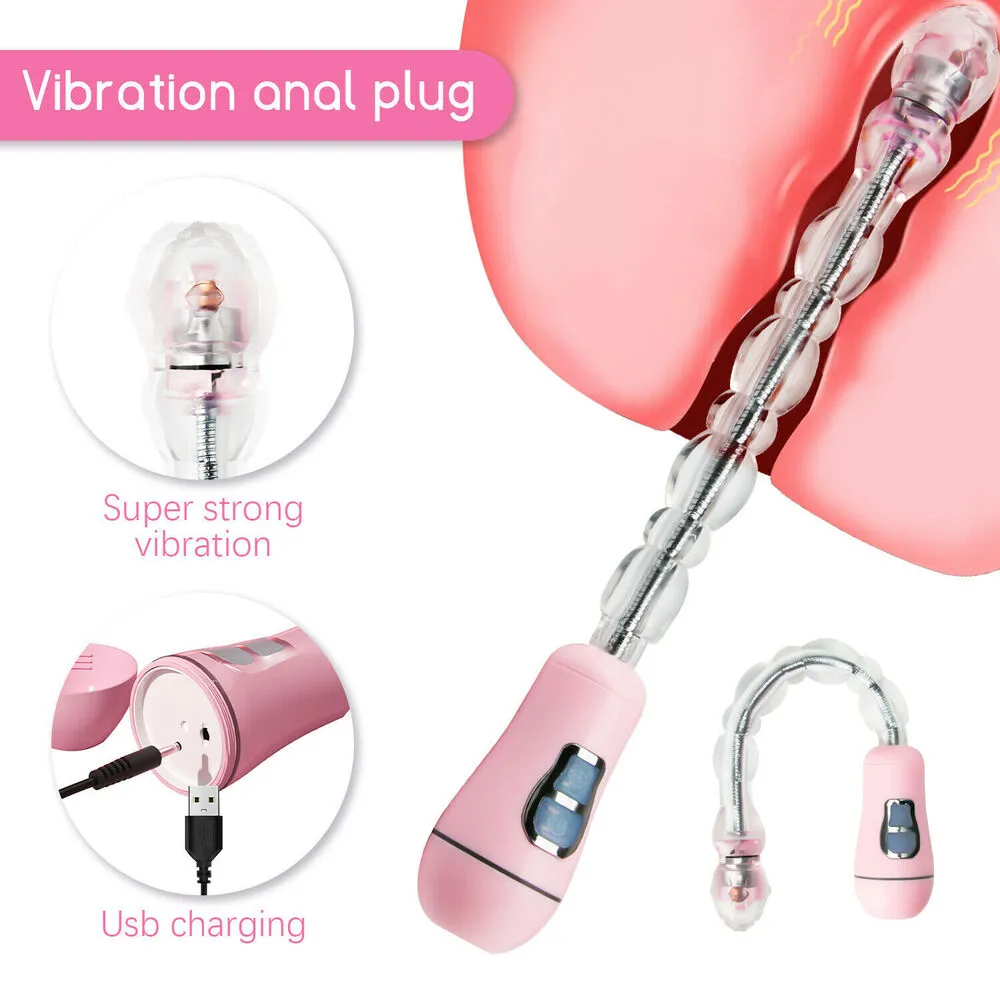 Masturbate Vibrator For Women Sex Toys Vibrators Toy For Adults 18 Female Vagina Anus Stimulate Masturbators Anal Beads