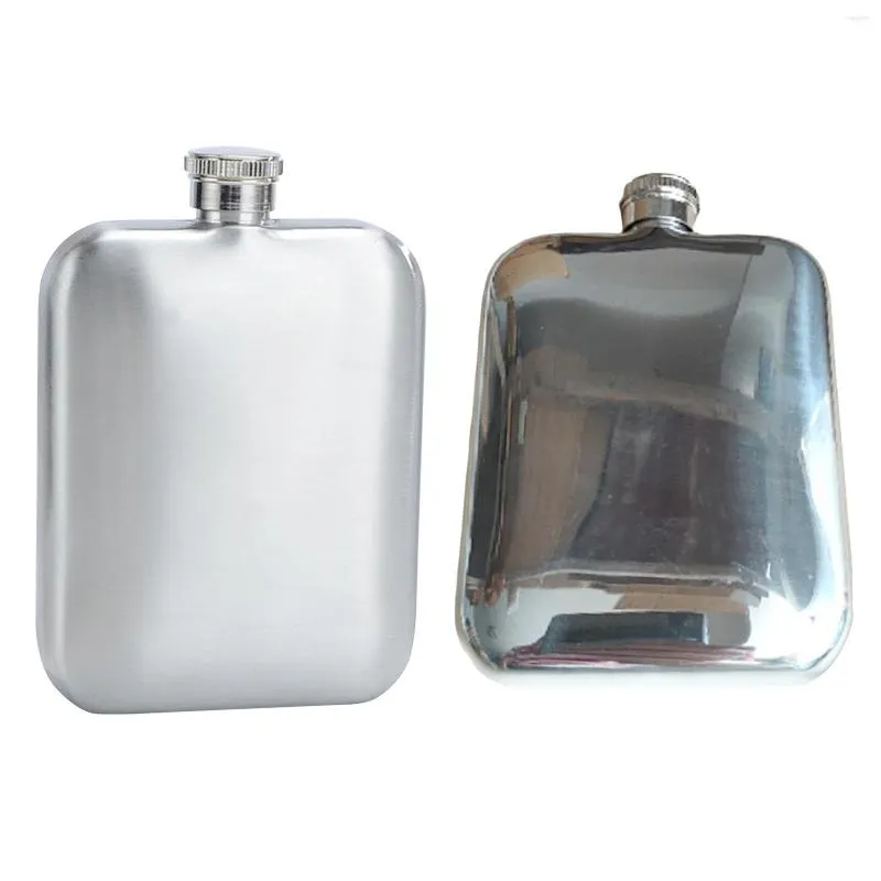 Hip Flasks Stainless Steel Flask Pot Wine Bottle Portable Drinkware For Camping Backpacking