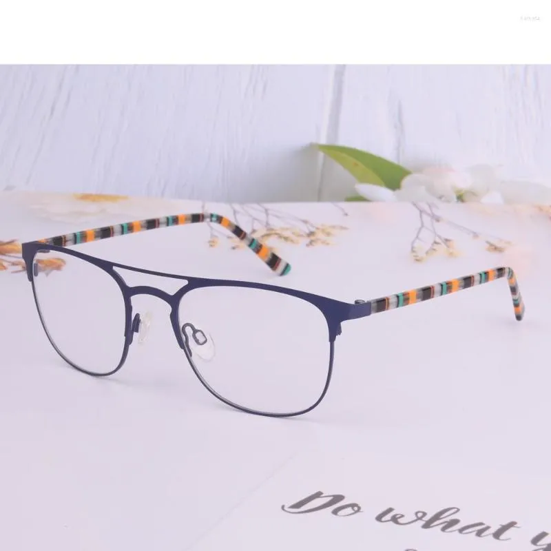Montature per occhiali da sole Occhiali da vista per bambini Quadros Doppi ponti Gafas a righe super leggere Oculos De Grau Masculinos 10-16 anni Ragazzi Ragazze
