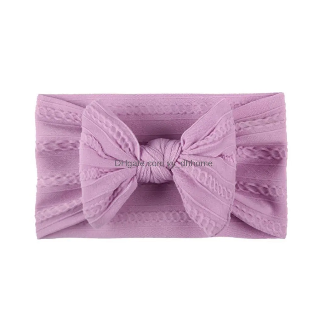 Главные повязки ins baby tra soft nylon wair ward warts tiara kids bow not ward band girl ward headsparf Весенний летний аксессуар Dh1w0