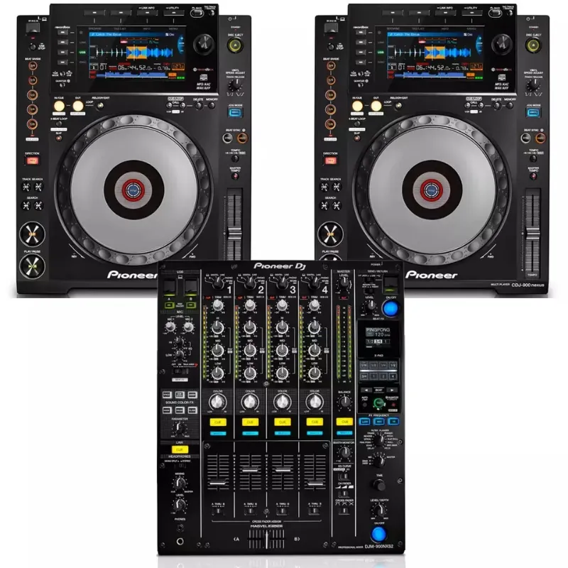 照明制御オリジナルの先駆者DJセット2x CDJ-3000プレーヤーコントローラー1x DJM-900NXS2ミキサーバンドル取引