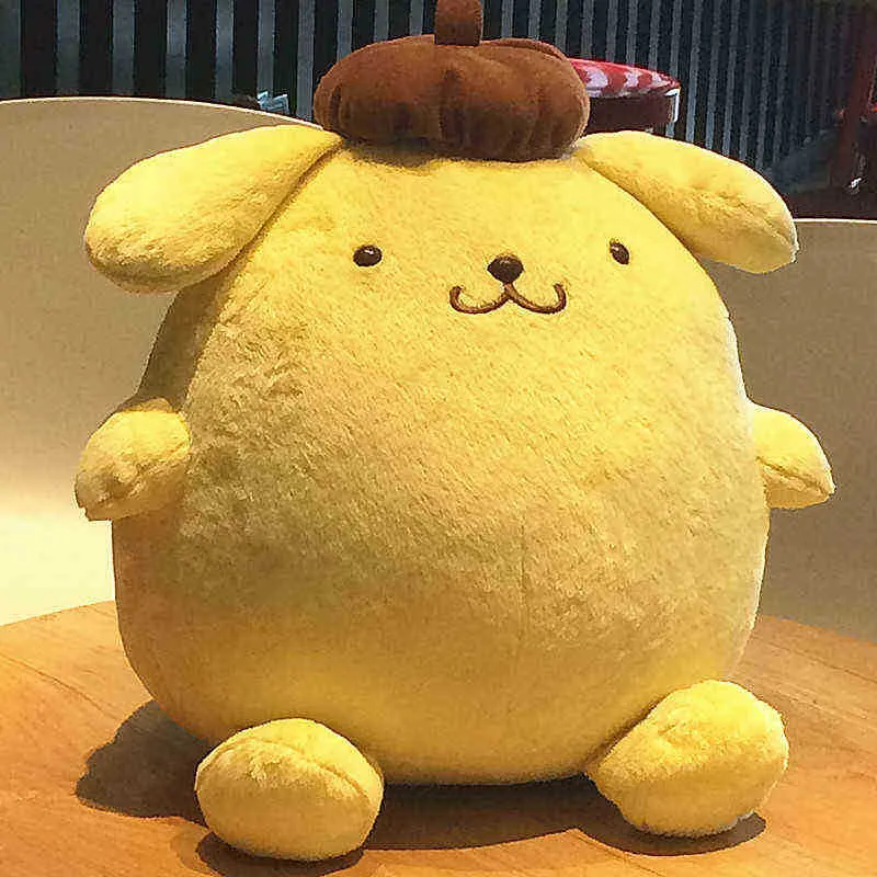 2021 nouveaux jeux d'anime Original Pom Purin câlin doux Kawaii oreiller poupées cadeau pour ldren bébé ldren J220729