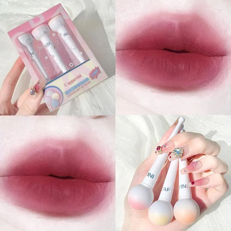 Lip Gloss Pitaya Red Mousse Matte Glaze Conjunto de batom líquido de líquido de longa dica d'água Kit de maquiagem de maquiagem de beleza