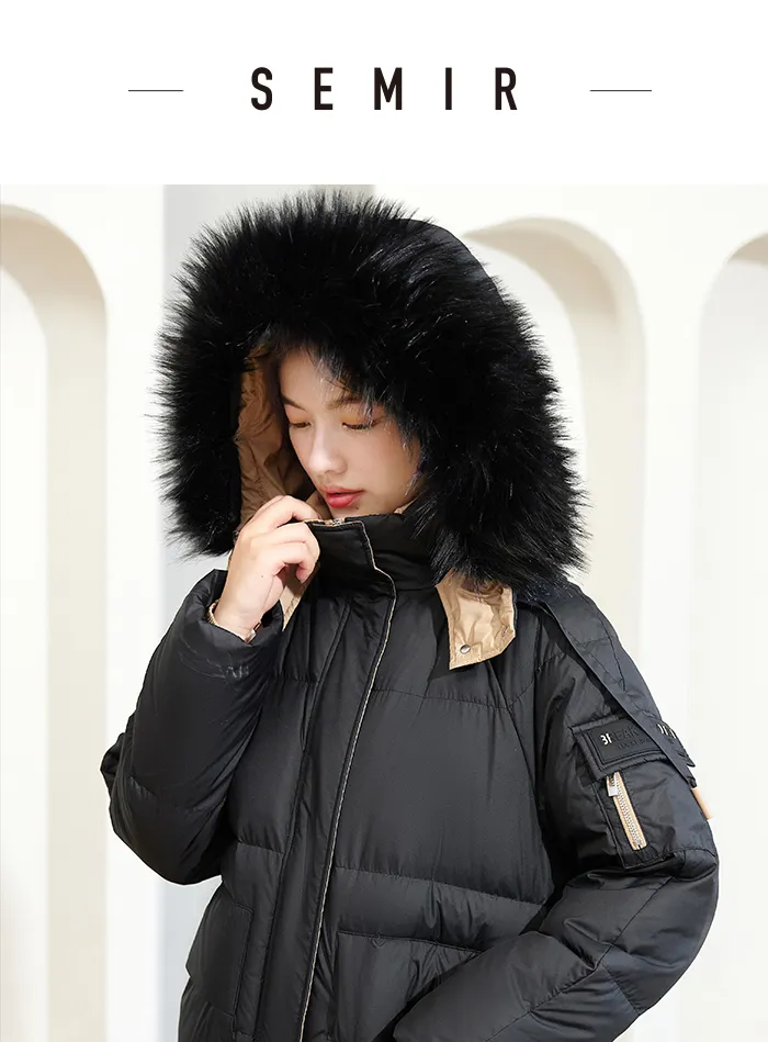 Parka - Chaqueta de invierno para mujer, cremallera oblicua, con sombrero,  chaquetas y abrigos largos de invierno para mujer