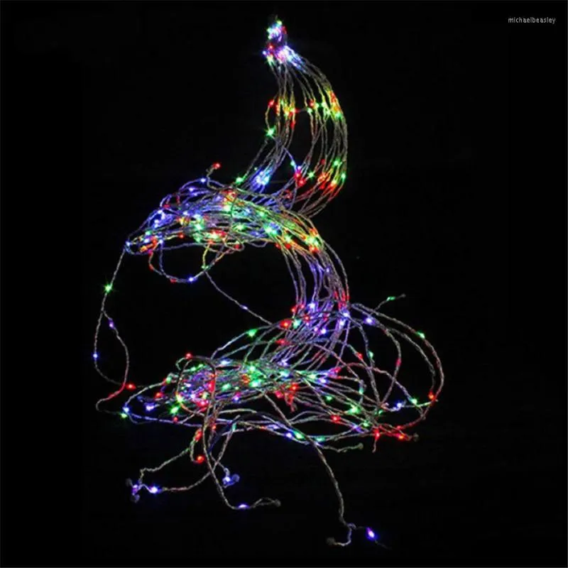 Strings 400LEDs 20 Vines Branch LED String Fairy Lights Garden Fence Tree Lamp Party Christmas Outdoor Decorations Lighting