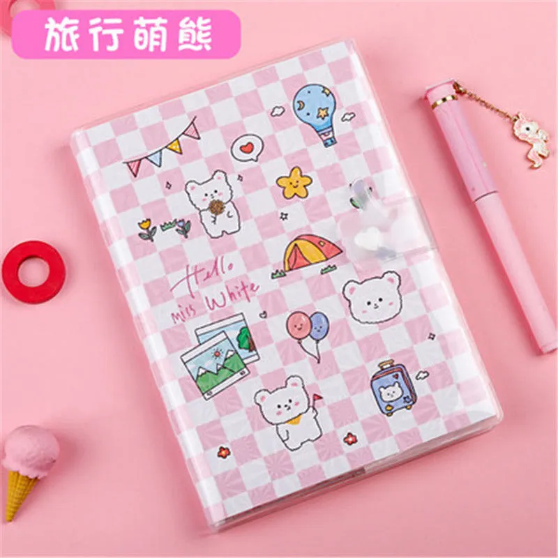 A5 Korea Stationery Kawaii Notebook Creative Cute Hand Book Girl Heart  Diary Girl Hand Book Child Gift Weekly Planning Program - AliExpress