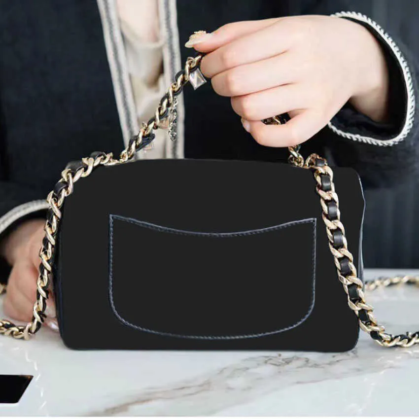 SHENHE Women's Quilted Leather Shoulder Bag - Small Buckled Clutch With Chain, Crossbody Purse