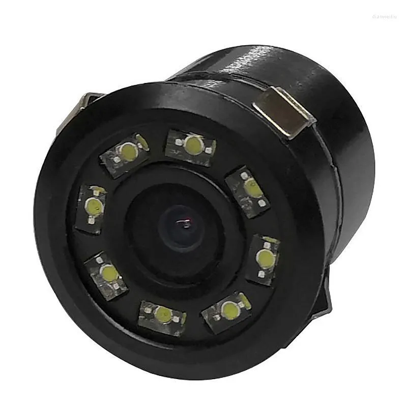 Bil bakifrån kameror kameror parkeringssensorer universal kamera 8 LED -lampor hd nattvision vänder video