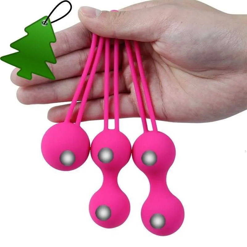 Sexspielzeug Maager Safer Silikon Smart Vibrator Kegel Ben Wa Vagina Drehübungen für Frauen Vaginal Geiha Ball