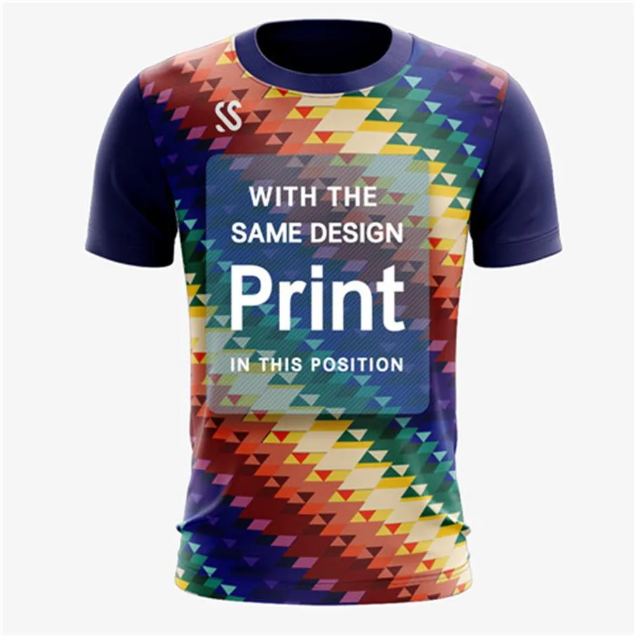 2019 Whole de alta calidad en blanco sublimaci￳n Impresi￳n de sublimaci￳n personalizada Camiseta Sport Sport Rapid Dry Running Camiseta 234A
