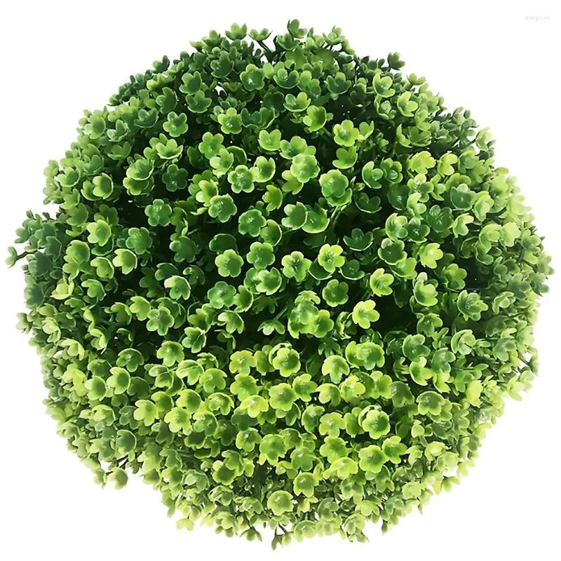 Dekorativa blommor konstgjorda v￤xtboll topiary konstverk h￤ngande dekoration rekvisita hantverk mini gr￤s bollar hem el prydnad gr￶na