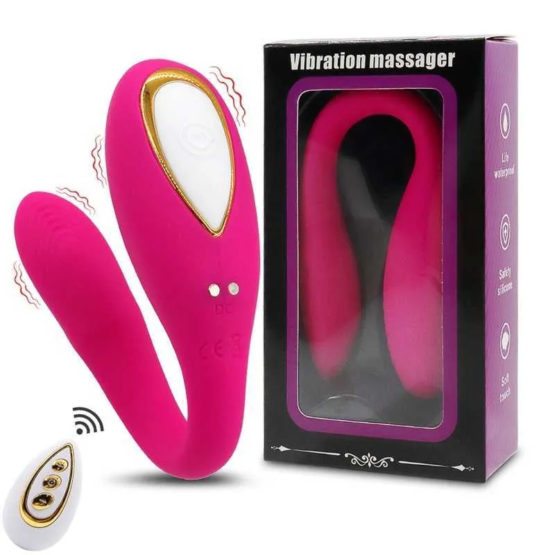 Massaggiatore per adulti Vibratore senza fili Giocattoli per adulti per coppie 10 Vibrazioni Dildo g Spot Stimolatore Vagina Massaggiatore anale Clitoride Donna