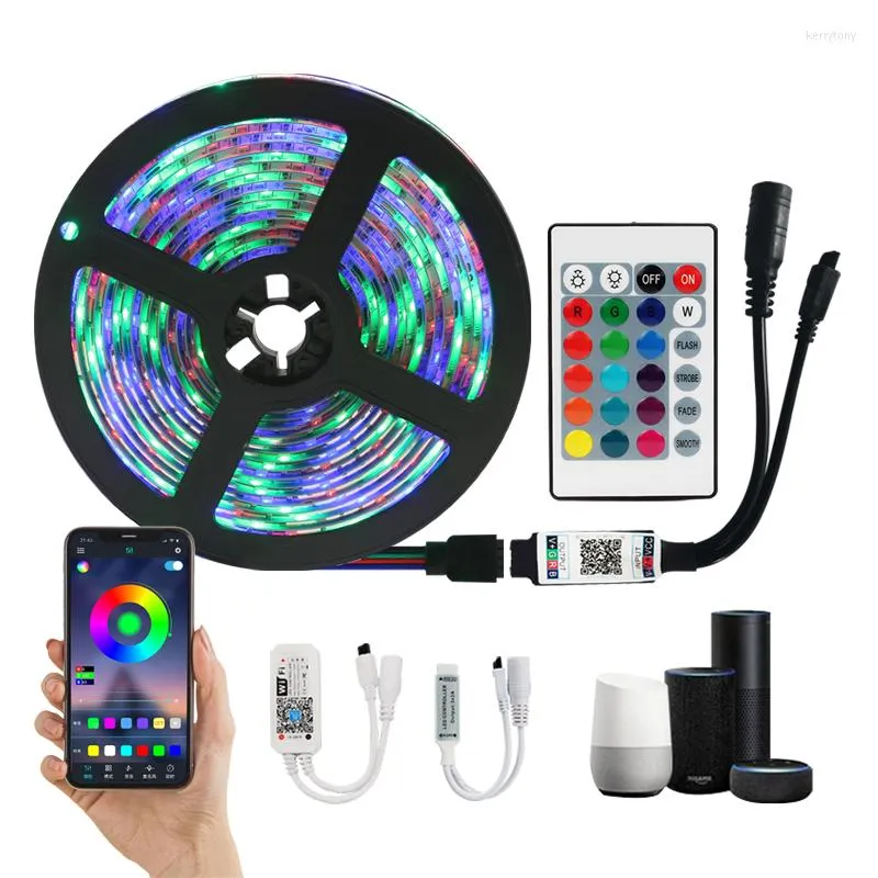 Strips RGB LED Strip Lights Bluetooth WiFi 5M10M15M DC12V Remote