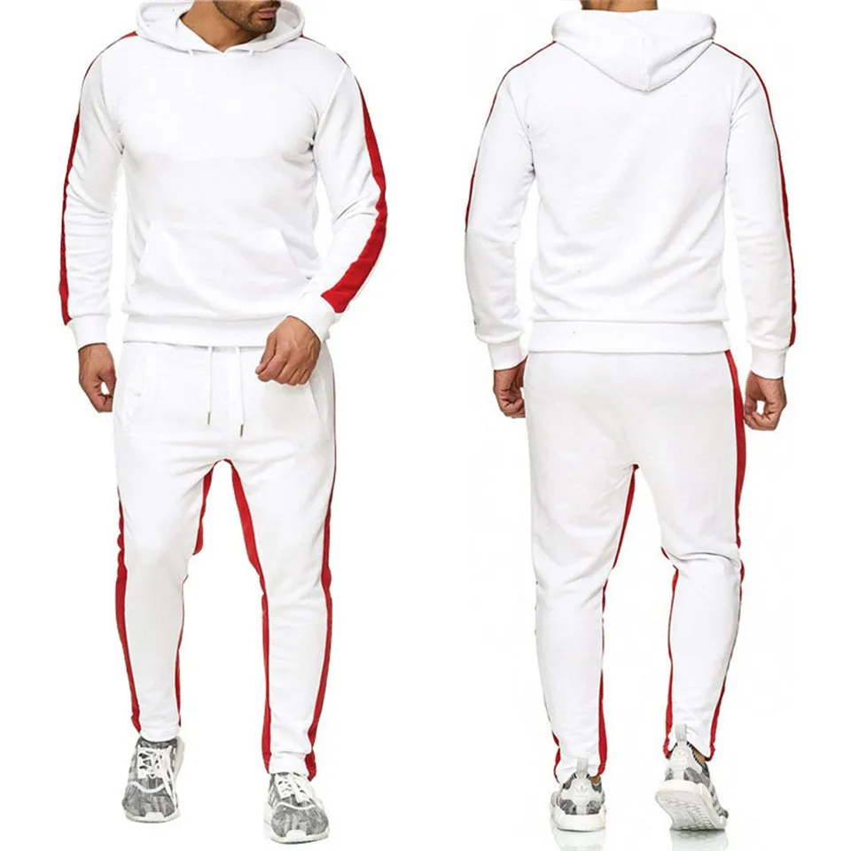 Mode Hommes et Femmes Survêtements À Capuche 2 Pièces Ensemble Sweat À Capuche Sweatpants Sportwear Jogging costume