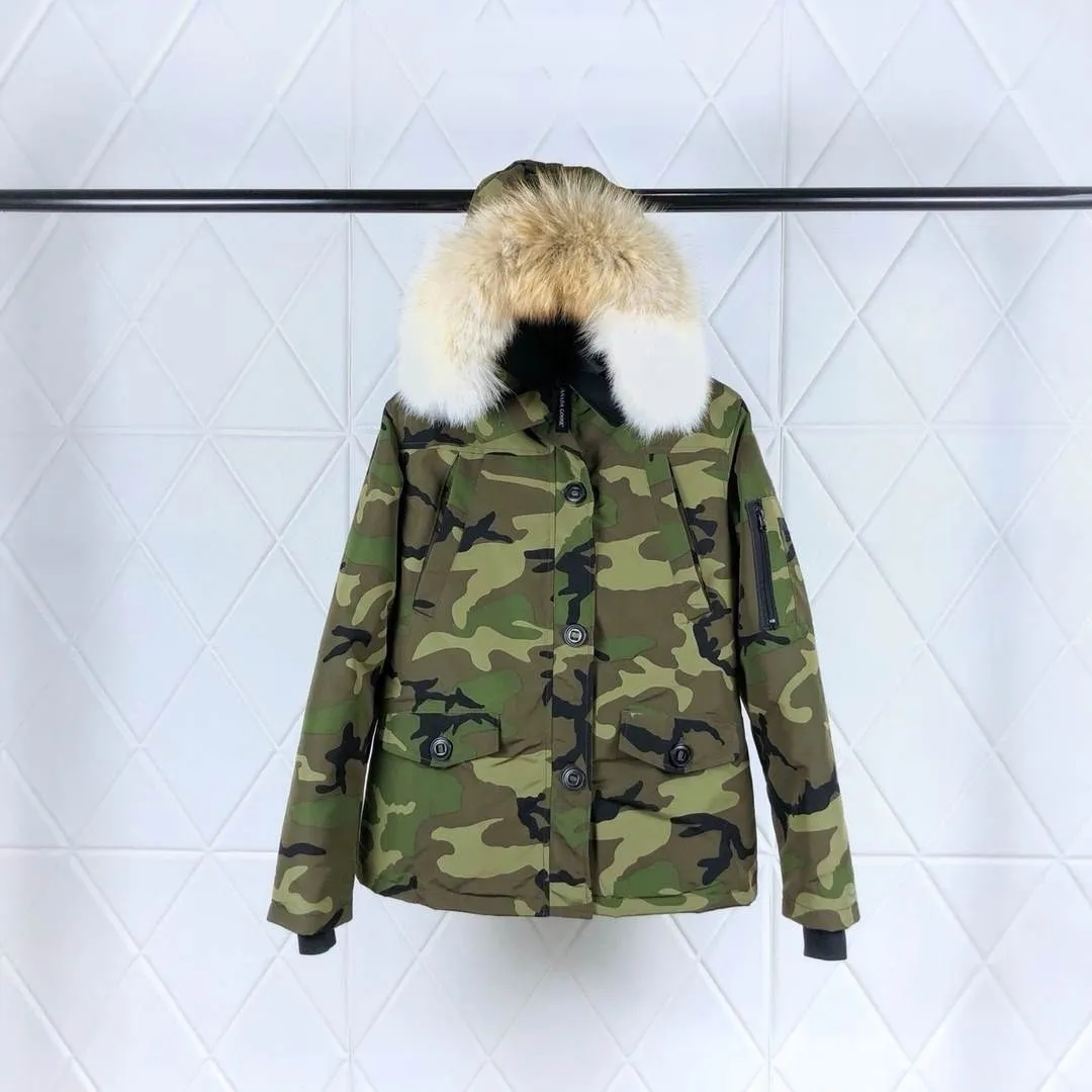 designerskie kurtki kobiety zimowy puffer płaszcz na zewnątrz Montebello kurtka Doudoune femme kurtka kobieta futra płaszcza parka