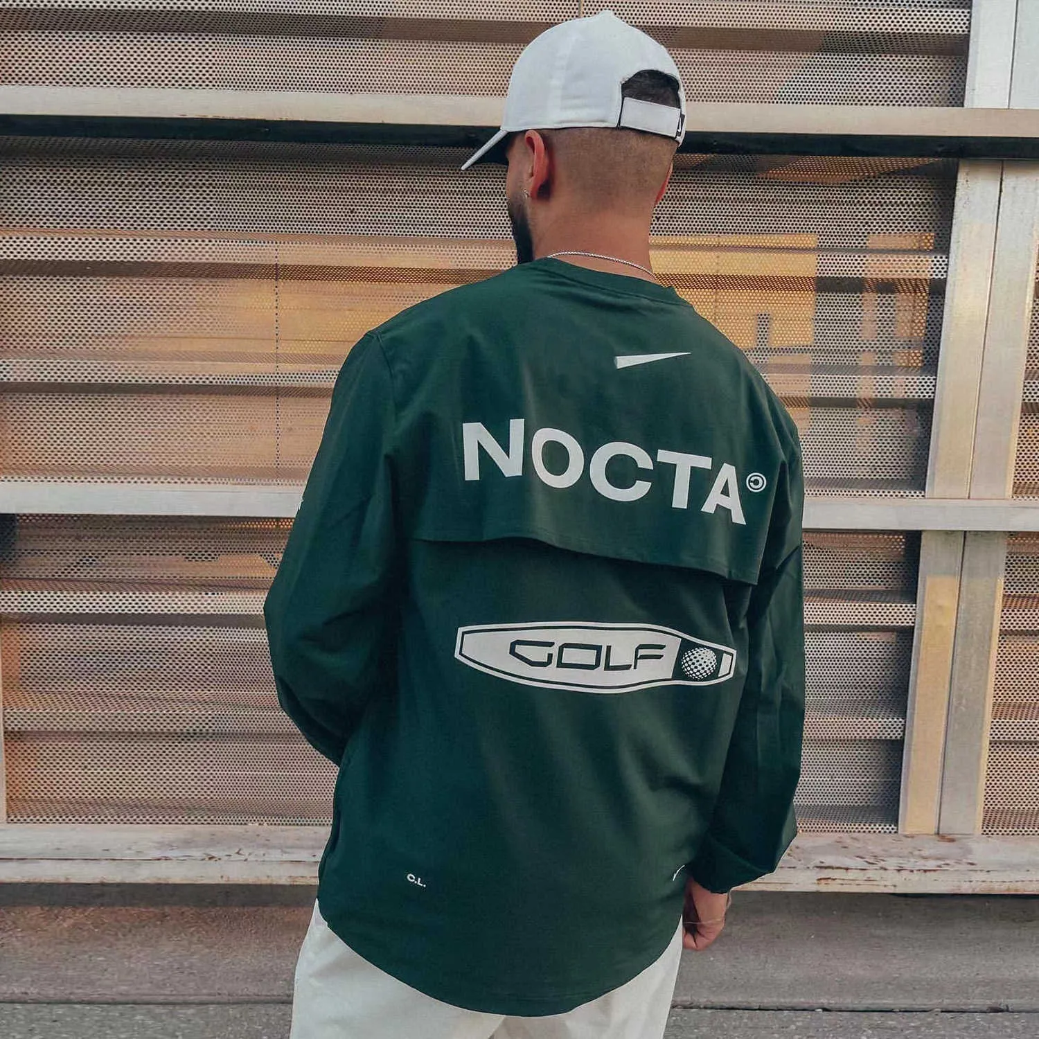 Herren Hoodies US-Version nocta Golf Co-Marke Draw Atmungsaktiv Schnelltrocknend Freizeit Sport T-Shirt Langarm Rundhals Sommer Motion Design 47ess