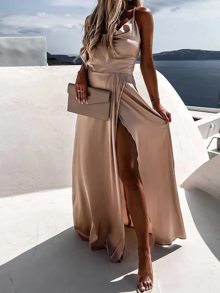 high slit dress sale FINAL SALE! Diore Glitz Luxe- Sequin High Slit Floor Length Dress  (CLEARANCE OUTLET! Final Sale/No Return/No Exchange!) main image 0