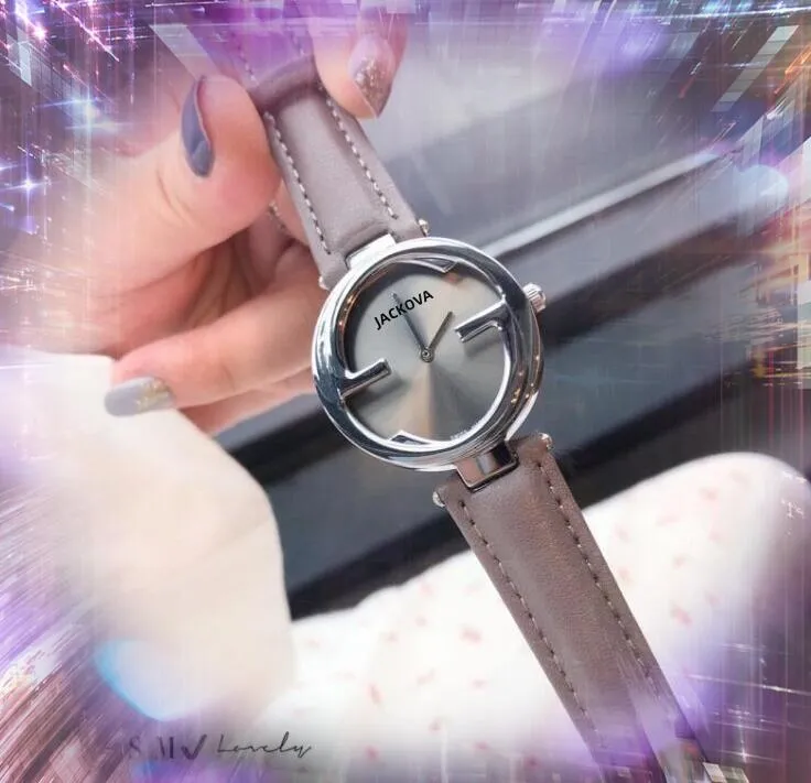 G Bee Famous feminino Designer quartzo assistir cl￡ssico Black Brown Bel￩m de couro genu￭no Senhora ￠ prova d'￡gua Coolticidade Perfeita Luxa de Wristwatch Gifts