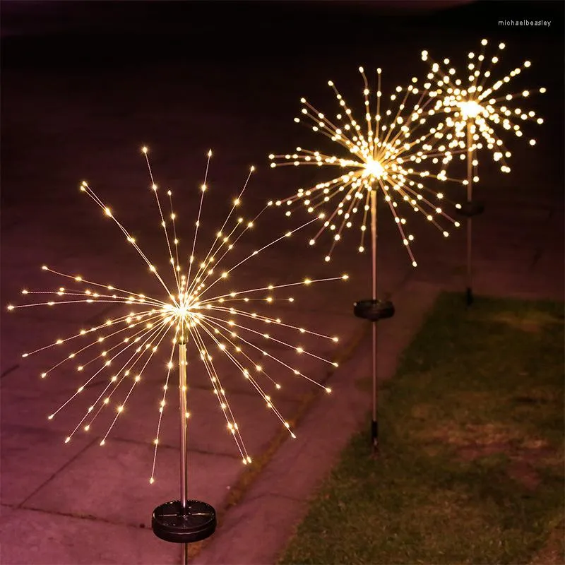 Strings solar LED LED LUZ LUZES DE FOGOS DE FOGO DE FOGOS 90/150 LEDS GARDEN GARLANHA GARRANHA FELIZ Ano 2023 Decoração de Natal