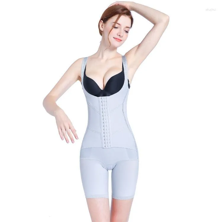 Dameshapers dames dij shaper bidger vrouwen korset lift bra compressie buik slanke taille bodysuits open schurkenros