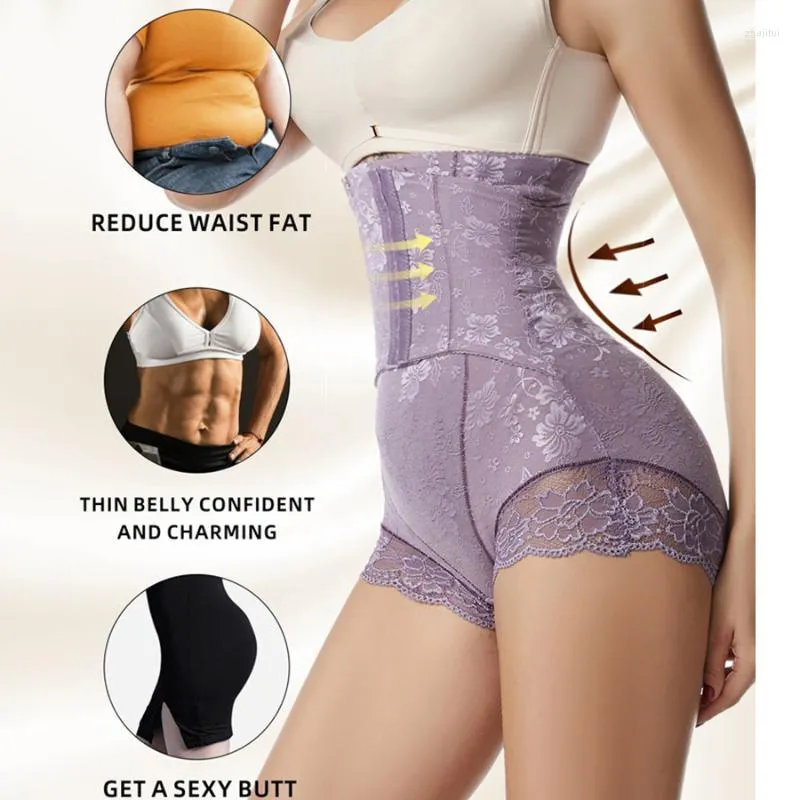 Women's Shapers Women's Women Shaper Trainer High Waist Body Zip Panties Tummy Belly Control Slimming Wholesale Shapewear Girdle