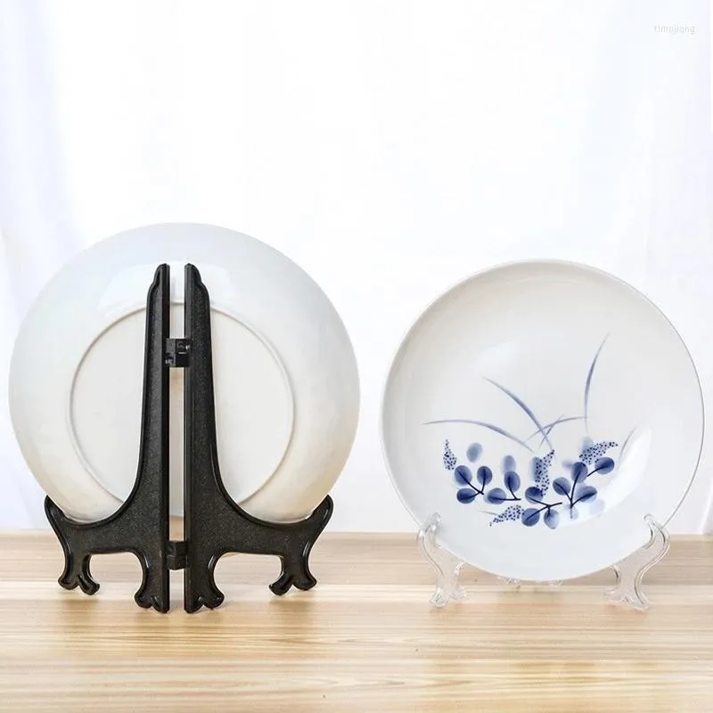 Ganchos 1 Uds marco de fotos herramientas Po estante para platos decoración del hogar almacenamiento caballetes portátiles soportes para platos soporte