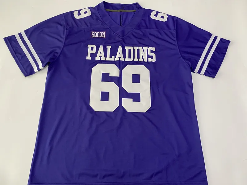 Ncaa College Furman Paladins FU Football Jerseys Tyler Huff Jace Wilson Dominic Roberto Devin Abrams Myion Hicks Ryan Miller Joshua Harris Wayne Anderson Jr. Dean 4XL