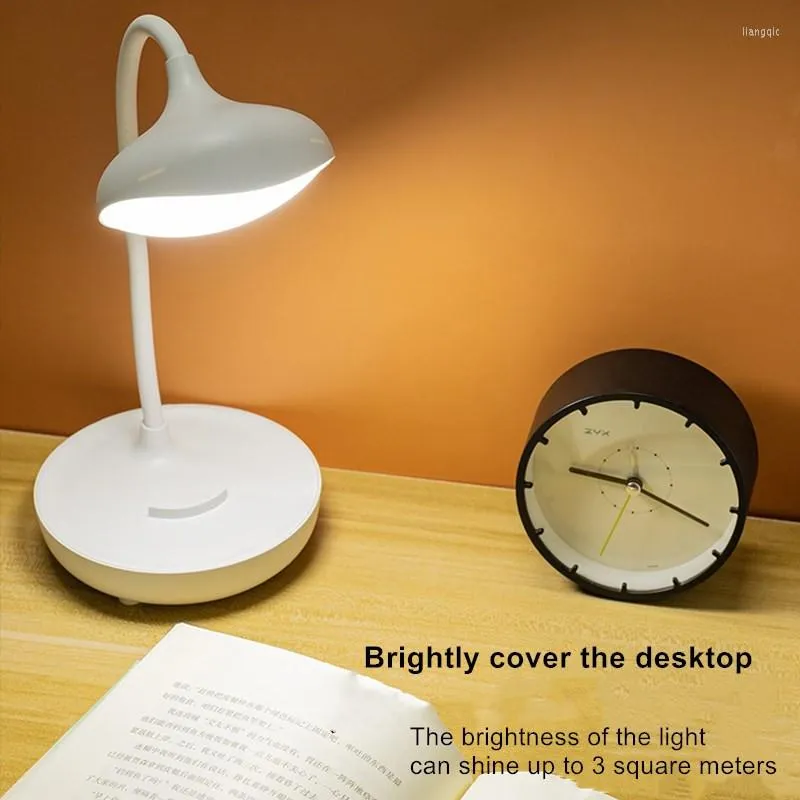 مصابيح طاولة مصباح مكتب LED مصباح مرن غير قابلة لللمس DC5V USB Light 2500mAh البطارية المحمولة