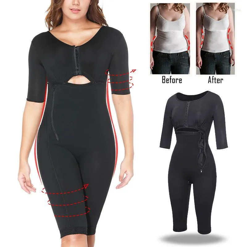 Womens Shapers Womens 2022 Full Body Shaper Arm Slimmer Bodysuit Waist