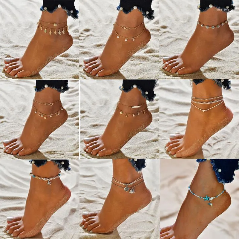 Flowers Chain Embellishment Trendy Anklet | Foot chain anklet, Foot  jewelry, Ankle bracelets