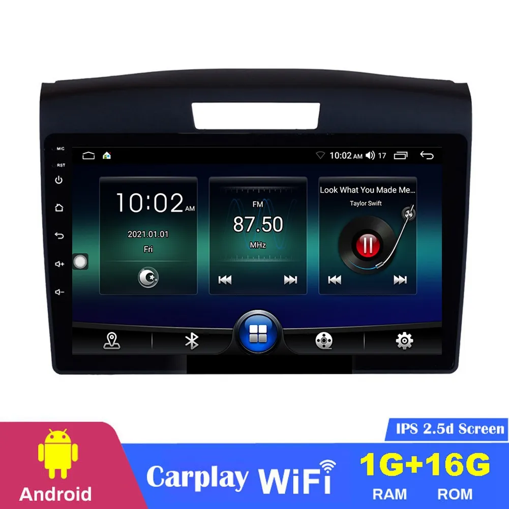 9-Zoll-Auto-DVD-GPS-Navigator-Player mit kapazitivem Bildschirm für Honda CRV 2011–2015, Head Unit unterstützt DAB SWC DVR