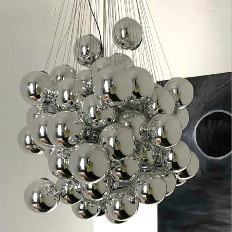 Pendellampor modern desiger bubbla kul ljuskronor konst dekor glas chanddelier ljus fixtur matsal/vardagsrum h￤ngslamp