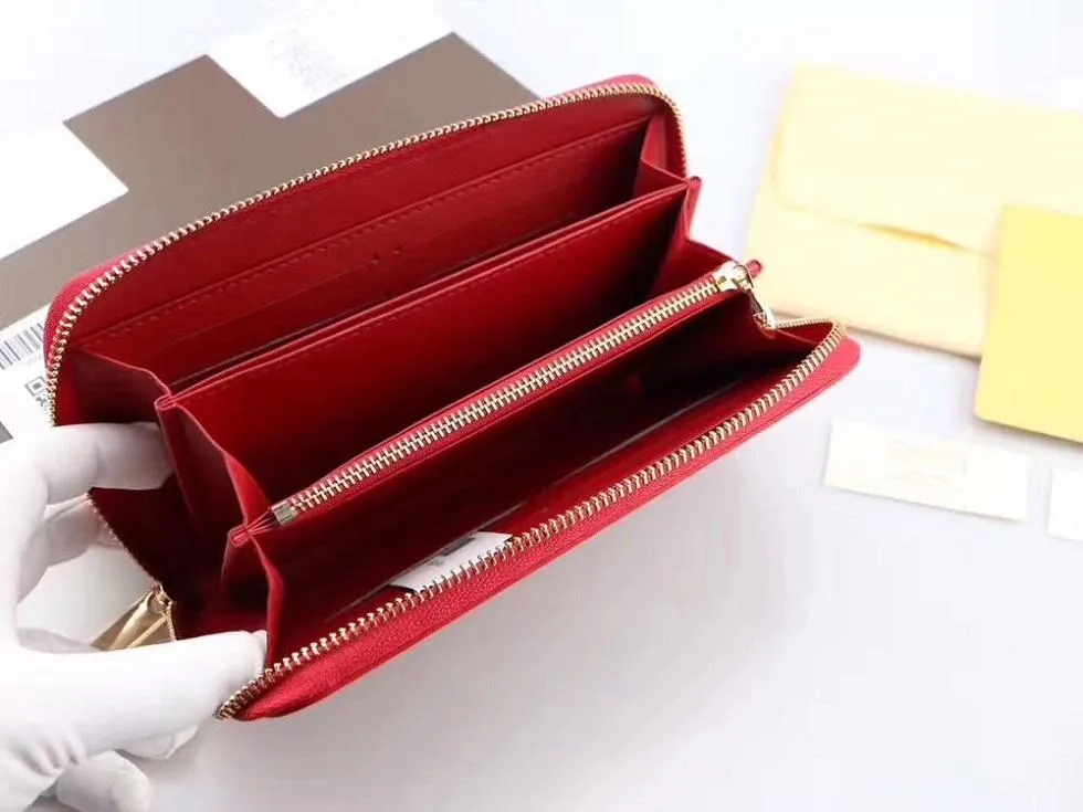 Luxurys Designer wallets Wholesale Lady Multicolor Coin Purse court Portefeuille Porte-cartes colorées Boîte d'origine