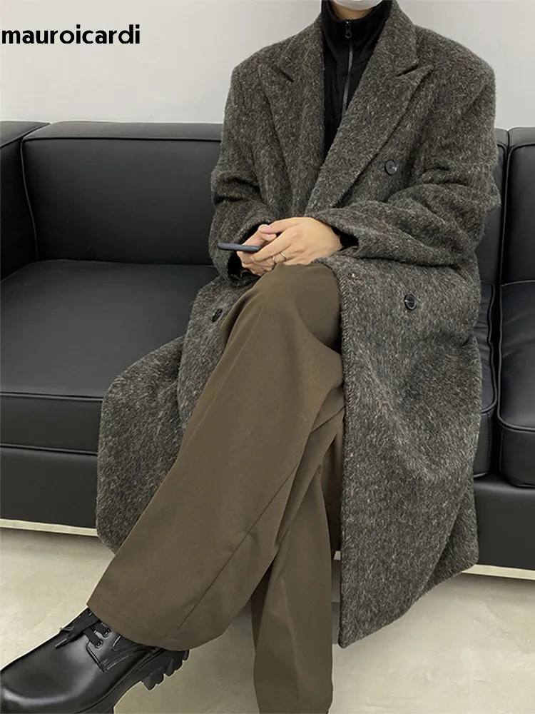 Long warm winter wool trench coat 5295 Long warm winter wool trench coat 5295