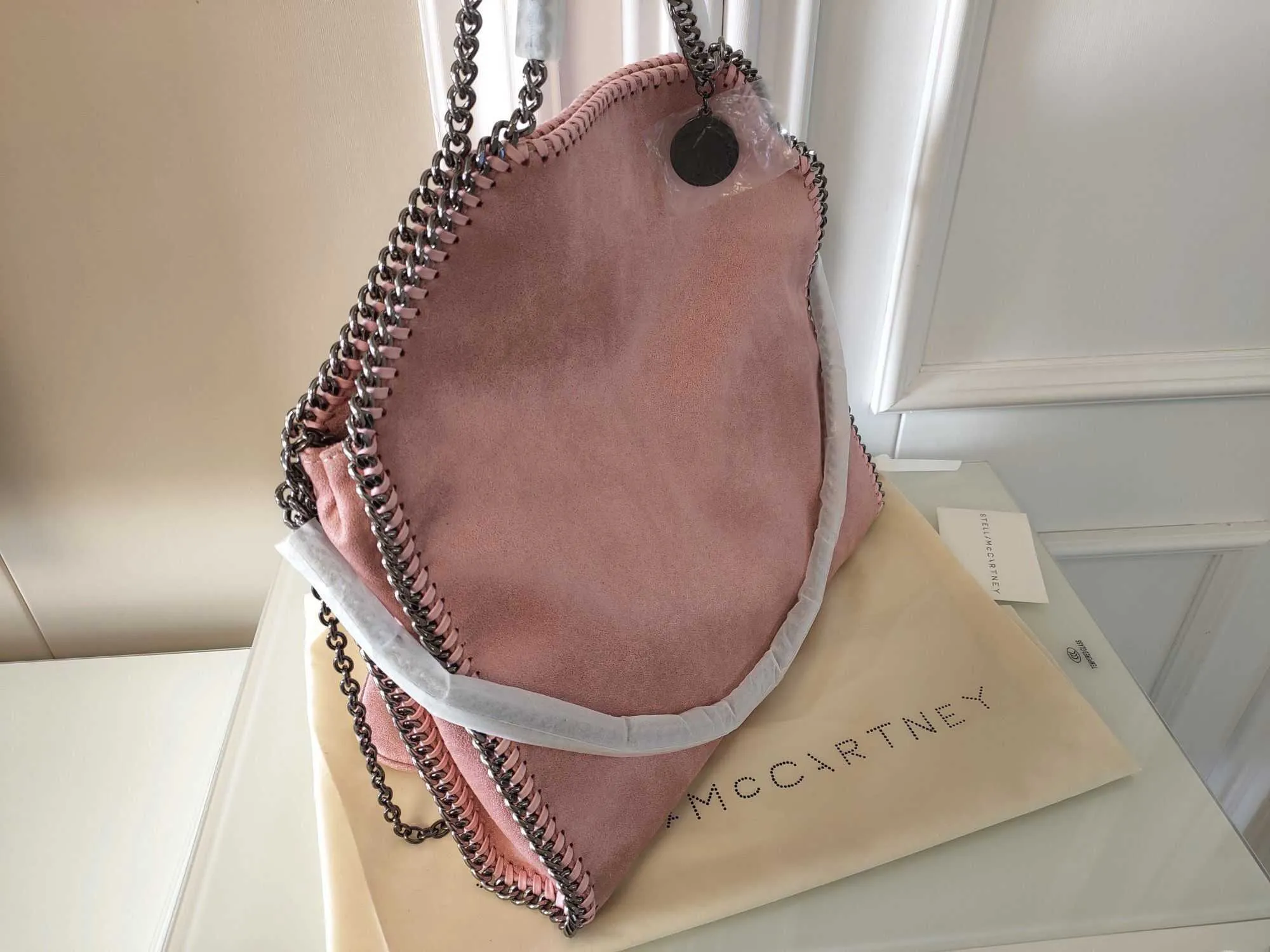 2021 New Fashion women Handbag Stella McCartney PVC high quality leather shopping bag V901-808-808 3 size