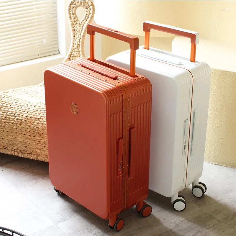 Koffers Mode Brede Trolley Koffer Universele Stille Wiel Reizen Rollende Bagage Cabine Wachtwoord Case