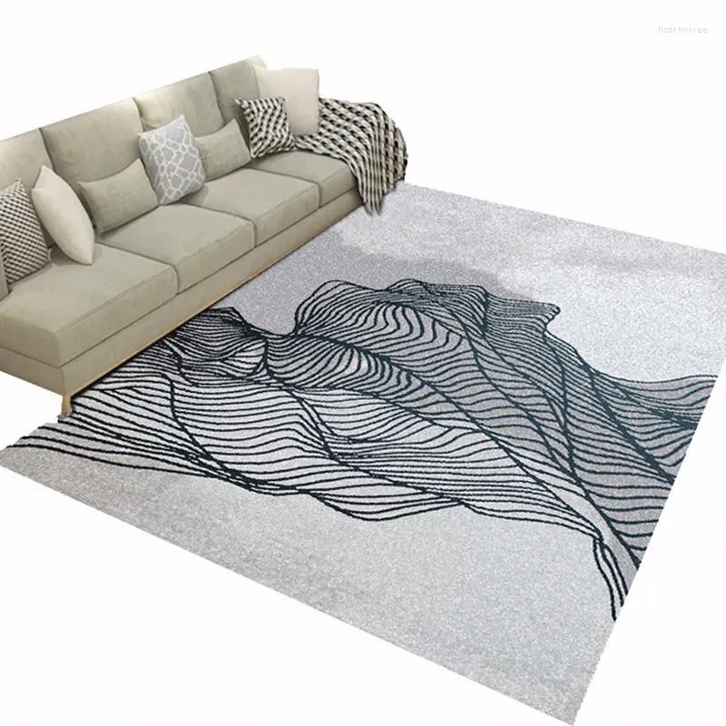 Carpets European American Carpet Bedroom Coffee Table Living Room Mat High Quality Water Absorbing Machine Washable