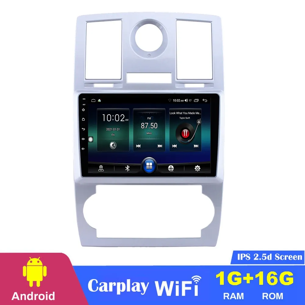 CAR DVDプレーヤーGPSナビゲーションシステム9インチAndroid 2004-2008 CHRYSLER 300CオートステレオサポートUSB WiFi CarPlay DVR