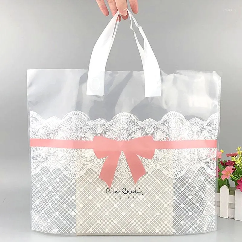 Geschenkpapier 50 Stück Bow-Know Kunststoff-Verpackungsbeutel für Kuchen, Schokolade, Kleidung, Make-up, Einkaufstasche, Hochzeit, Party, Bevorzugung, Backen, Verpackung