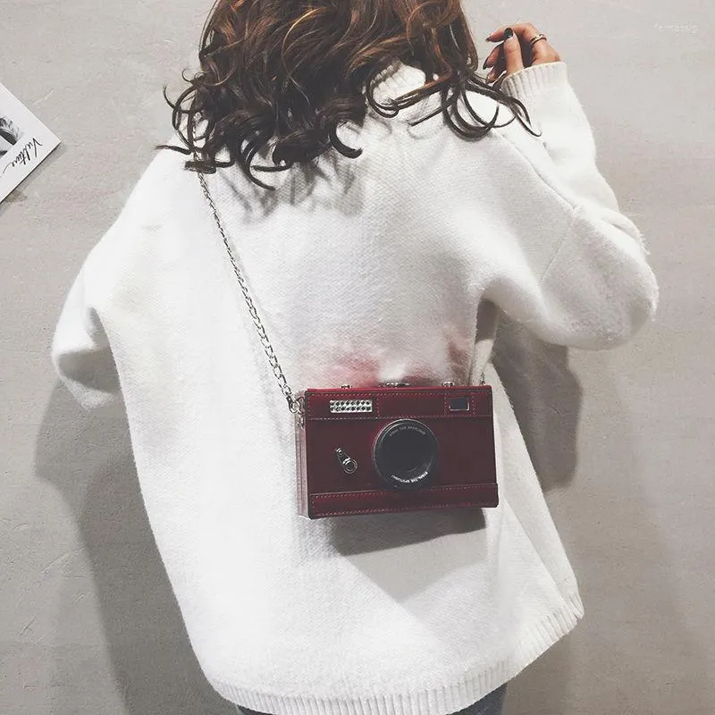 이브닝 가방 숙녀 캐주얼 미니 메신저 백 지갑 지갑 핸드백 맞춤형 디자인 패션 카메라 모양 클러치 누벅 어깨