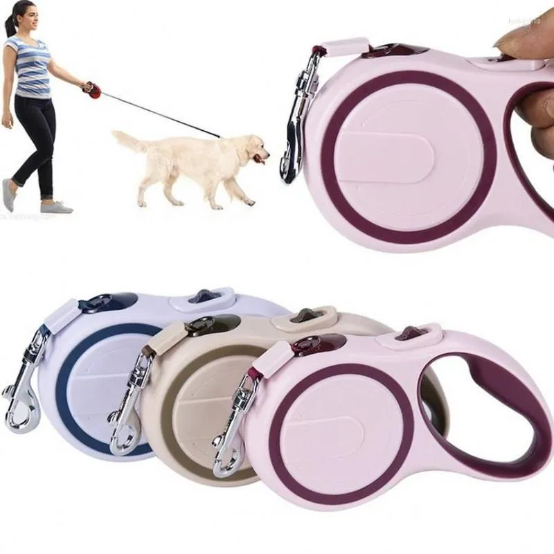 Dog Collars 3/5/8 Meter Pet Leash Automatic Retractable Traction Rope Walking Hiking Small Medium Large Dogs Tractor Training Lead