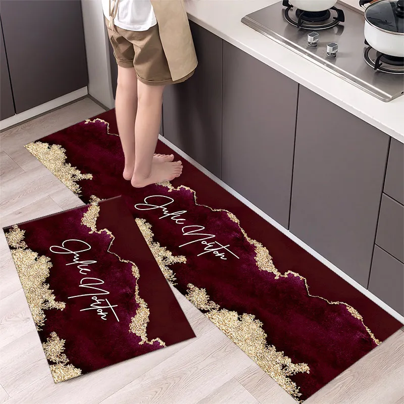 Tapis à la mode Simple Style cuisine tapis de sol ménage tapis longue bande porte tapis moderne décor à la maison 220930