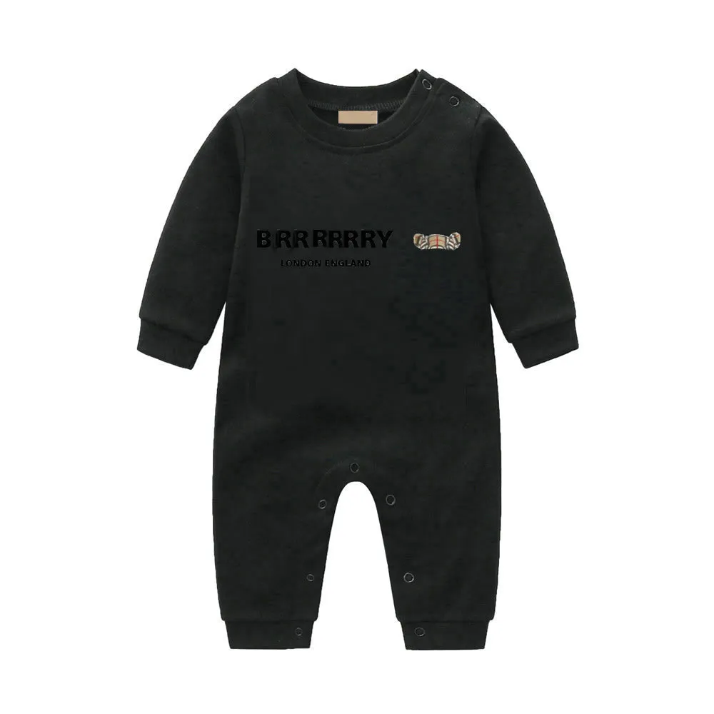 Baby Boy Boy Boy Boy Boy Girl Mompers Diseñador Carta de la marca Disfraz de ropa Mometa de ropa Bodysuit para bebés atuendo de atuendo