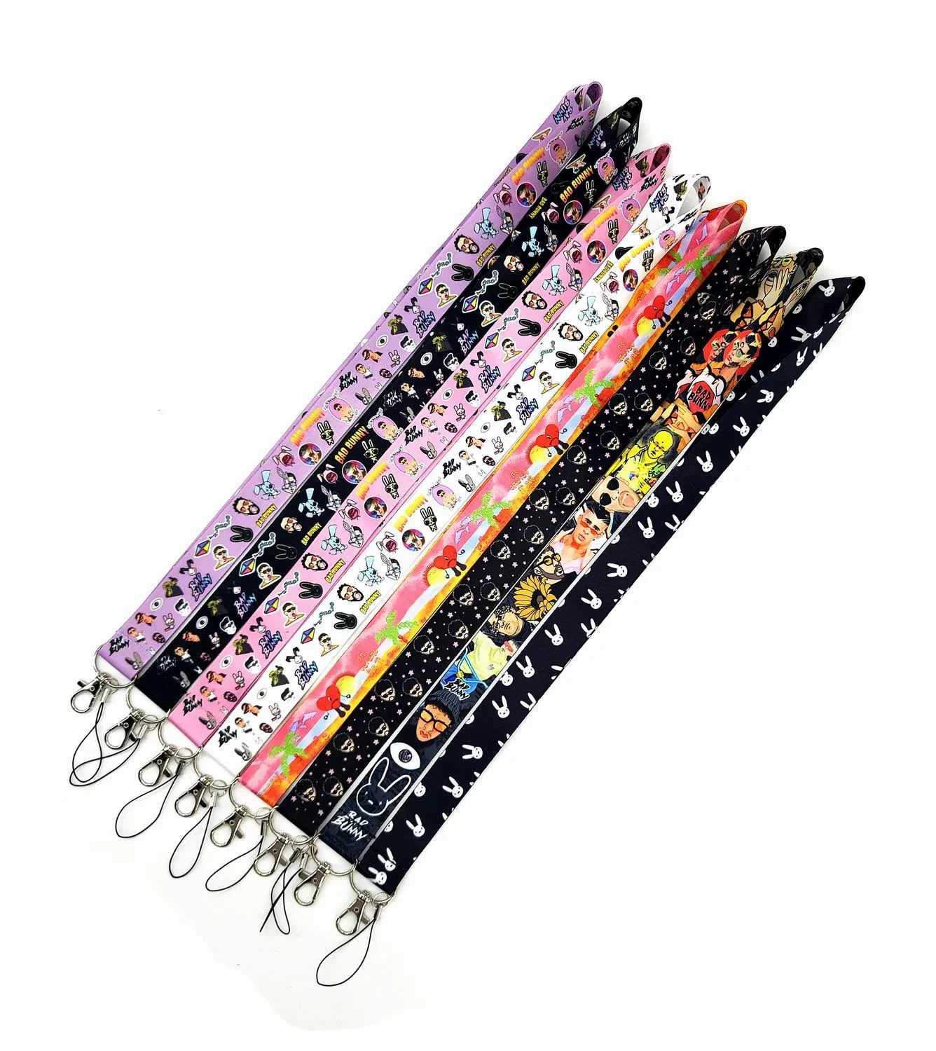 Cep telefonu kayışları takılar toptan 10pcs popüler çizgi film anime erkek kız aşk cep telefonu kordon anahtar zincirleri kolye parti hediyesi iyilikler #0030