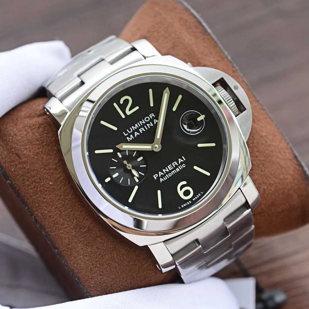 Relógios de luxo para homens relógio mecânico automático espelho safira 45mm 13mm 904 pulseira aço marca itália esporte relógios pulso