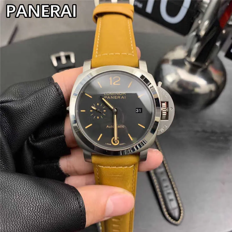 Paneraii Paneria Designer Watches Men Mechanical Watch Automatic Leather Starp Panerai PAWNABLE 300m Watertof Cod Bimx